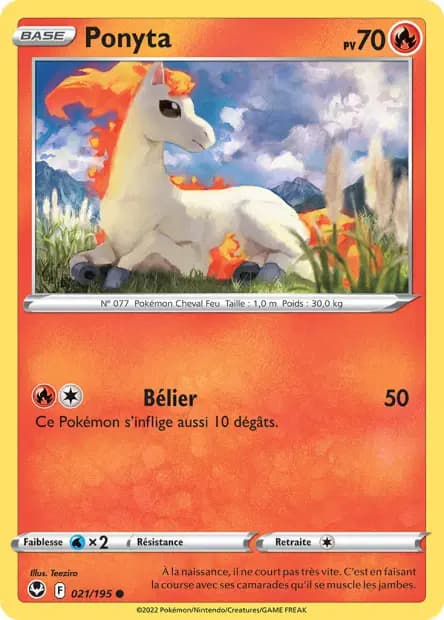 Ponyta — Tempête Argentée