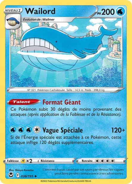 Wailord — Tempête Argentée