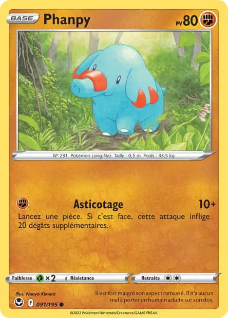 Phanpy — Tempête Argentée