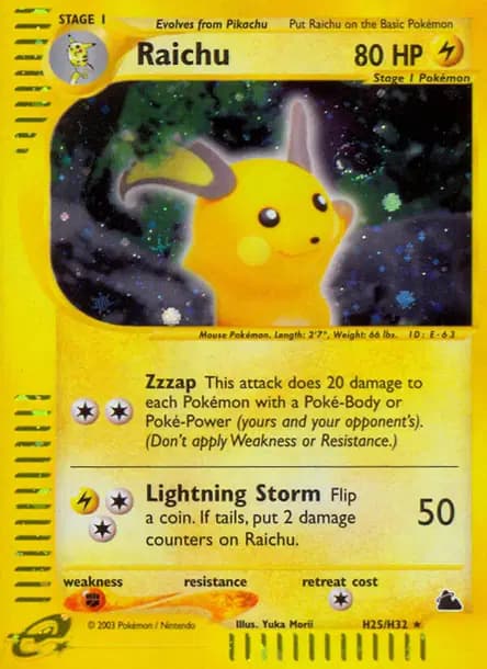 Raichu — Skyridge