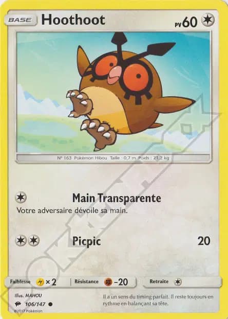Hoothoot — Ombres Ardentes
