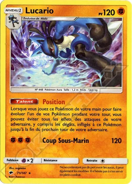 Lucario — Ombres Ardentes