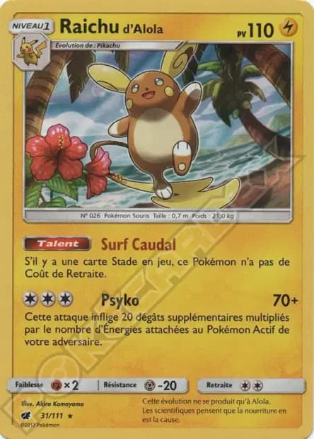 Raichu — Invasion Carmin