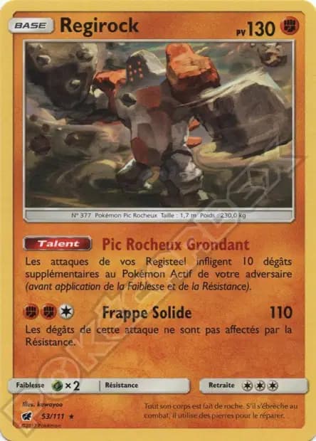 Regirock — Invasion Carmin