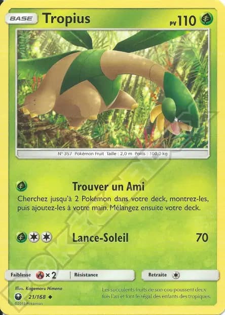 Tropius — Tempête Céleste