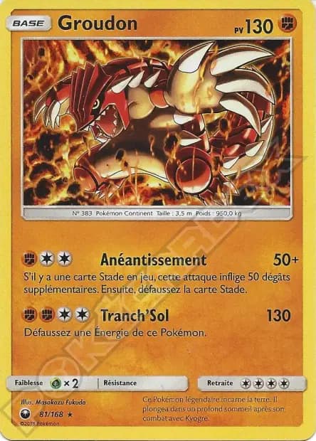 Groudon — Tempête Céleste
