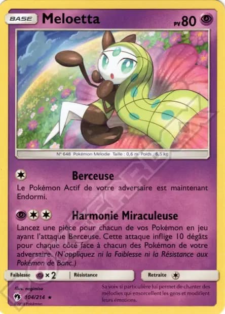 Meloetta — Tonnerre Perdu