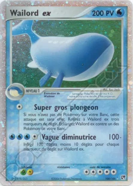 Wailord — EX : Tempête de Sable
