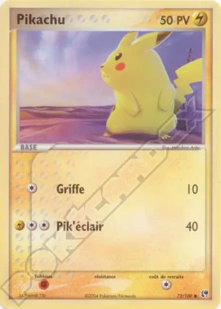 Pikachu — EX : Tempête de Sable