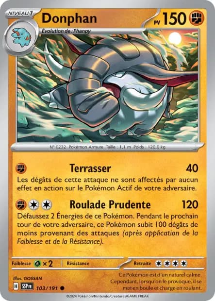 Donphan — Étincelles Déferlantes