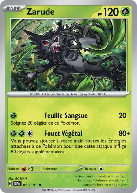 Zarude — Étincelles Déferlantes