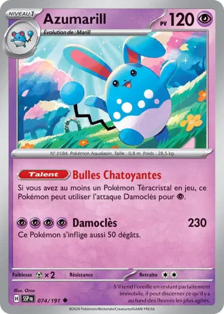 Azumarill — Étincelles Déferlantes