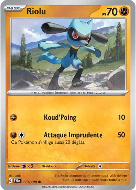Riolu — Écarlate et Violet