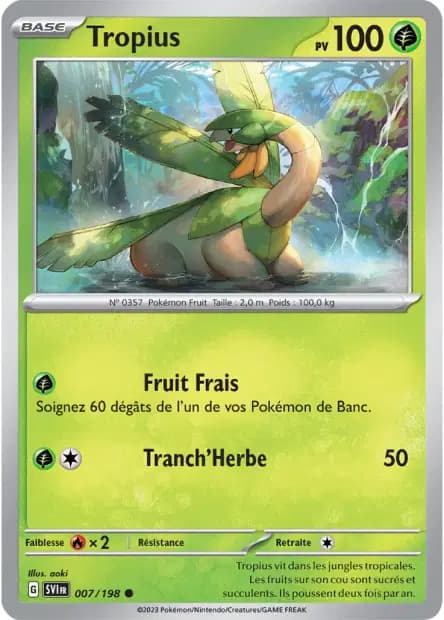 Tropius — Écarlate et Violet
