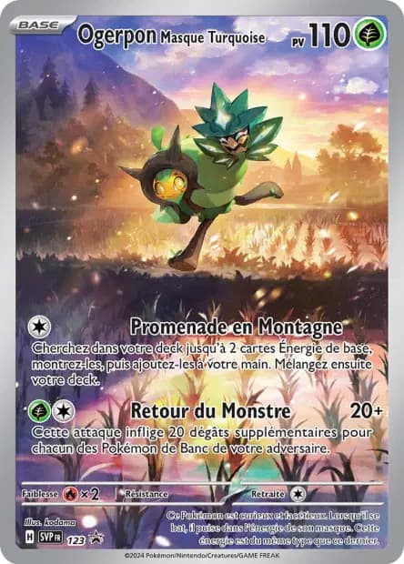 Ogerpon — Promos Écarlate et Violet