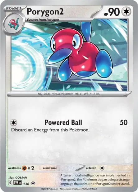Porygon2 — Promos Écarlate et Violet