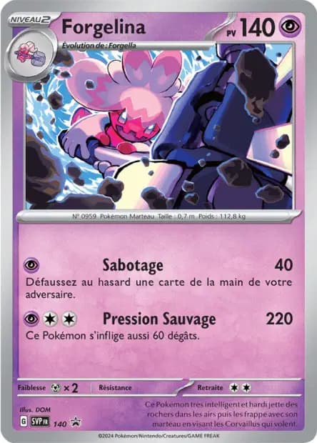 Forgelina — Promos Écarlate et Violet