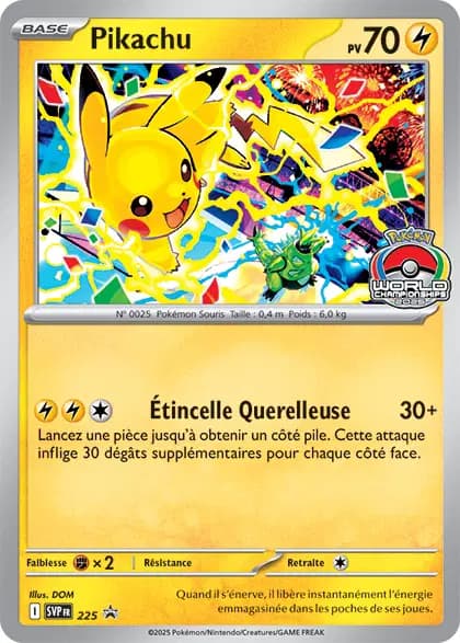 Pikachu — Promos Écarlate et Violet