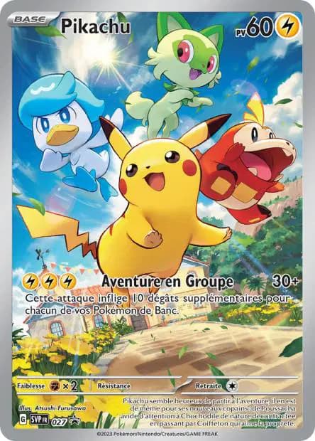 Pikachu — Promos Écarlate et Violet