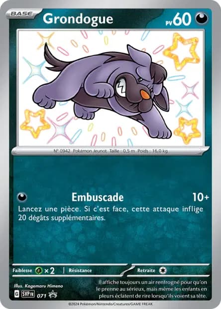 Grondogue — Promos Écarlate et Violet