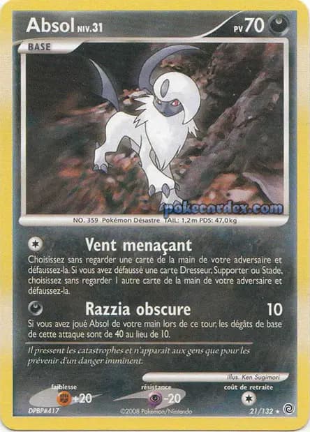 Absol — Diamant & Perle : Merveilles Secrètes