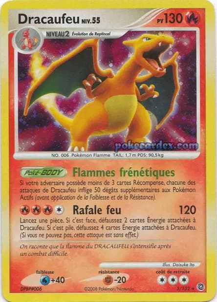 Dracaufeu — Diamant & Perle : Merveilles Secrètes