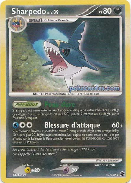 Sharpedo — Diamant & Perle : Merveilles Secrètes