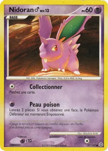 Nidoran♂ — Diamant & Perle : Merveilles Secrètes