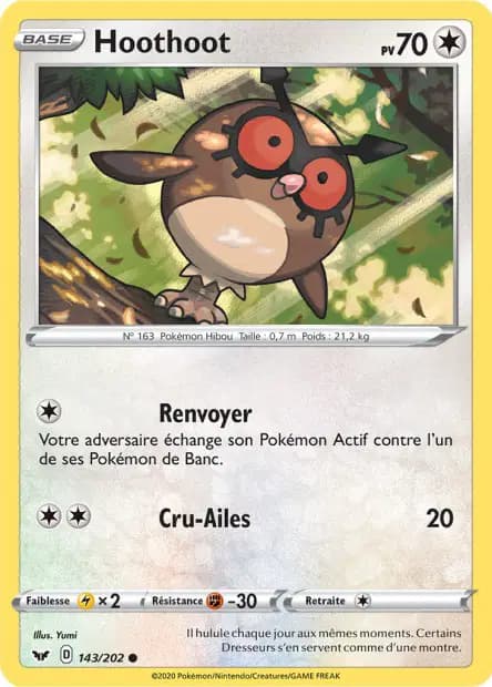 Hoothoot — Épée et Bouclier