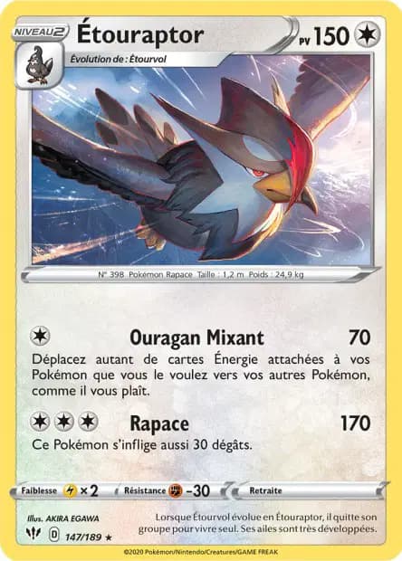 Étouraptor — Ténèbres Embrasées
