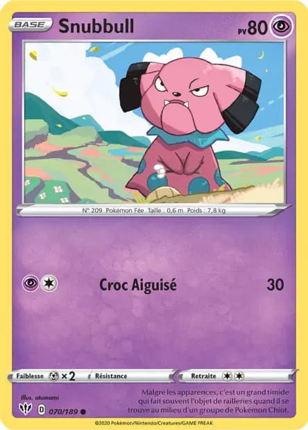 Snubbull — Ténèbres Embrasées