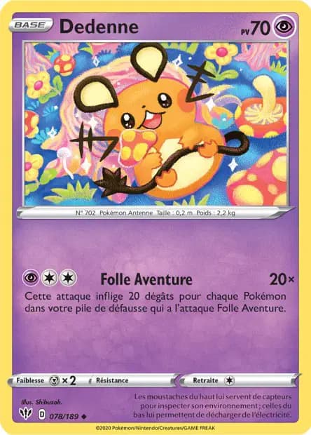 Dedenne — Ténèbres Embrasées