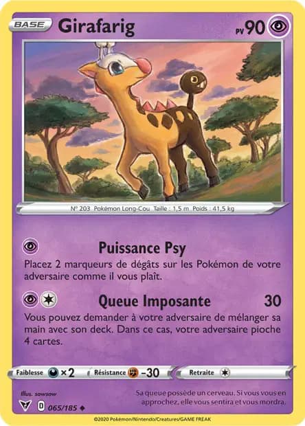 Girafarig — Voltage Éclatant