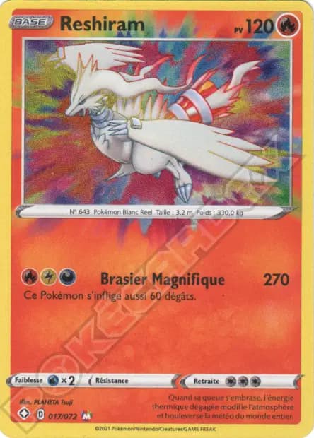 Reshiram — Destinées Radieuses