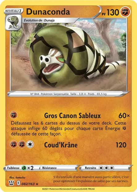 Dunaconda — Styles de Combat