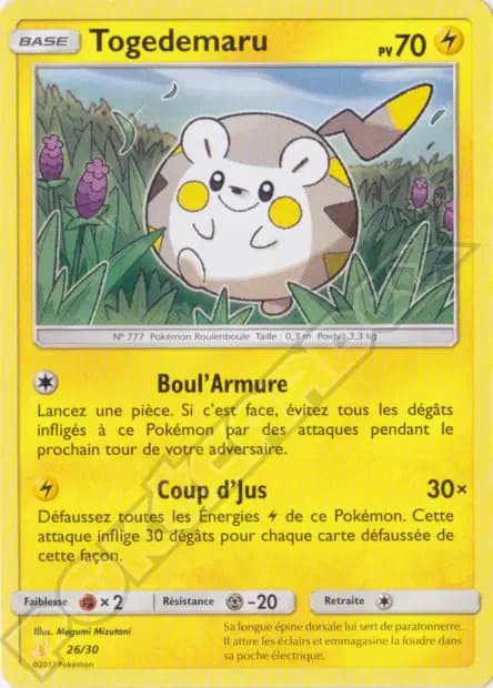 Togedemaru — SL Kit du Dresseur (Raichu d'Alola)