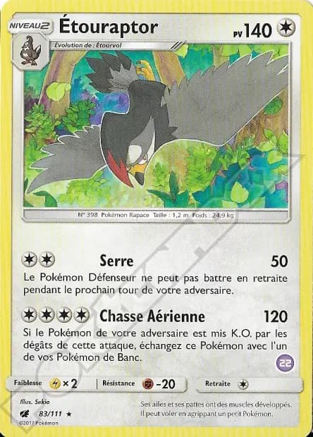Étouraptor — SL Kit du Dresseur (Sablaireau d'Alola)