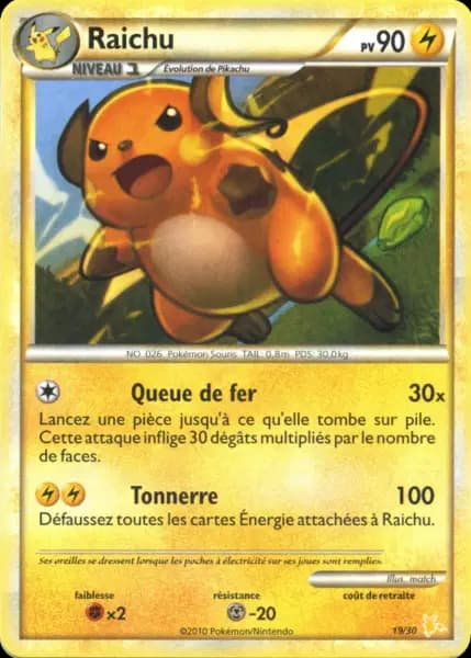 Raichu — HS Kit du Dresseur (Raichu)