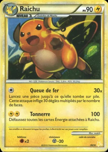 Raichu — HS Kit du Dresseur (Raichu)