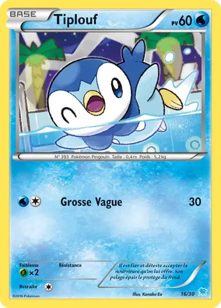 Tiplouf — XY Trainer Kit (Suicune)