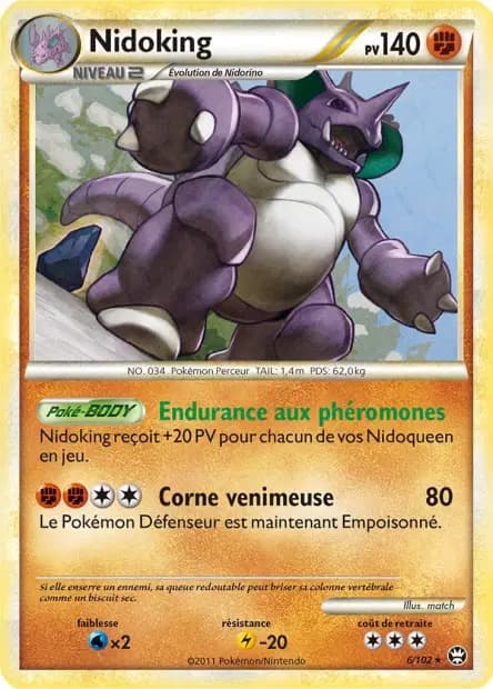 Nidoking — HS : Triomphe