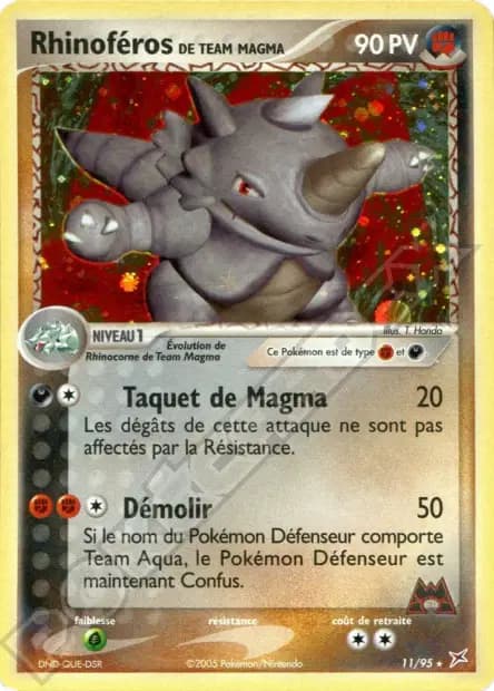 Rhinoféros — EX : Team Magma VS Team Aqua