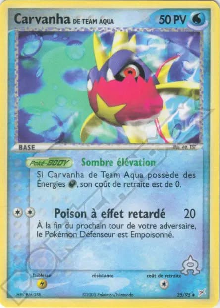 Carvanha — EX : Team Magma VS Team Aqua