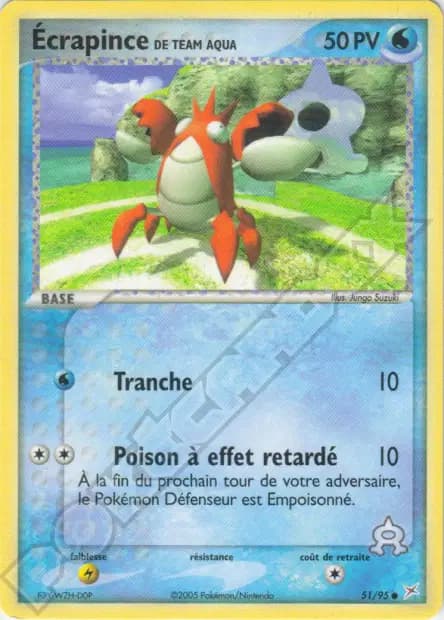 Écrapince — EX : Team Magma VS Team Aqua