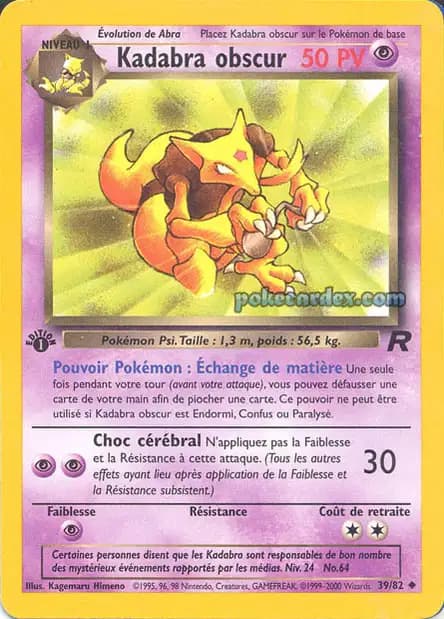 Kadabra — Team Rocket