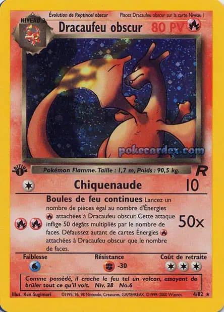 Dracaufeu — Team Rocket
