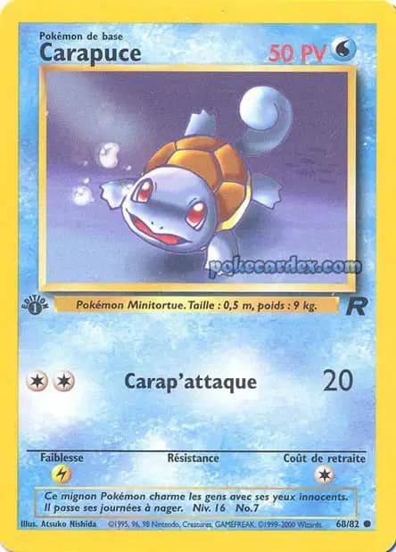 Carapuce — Team Rocket