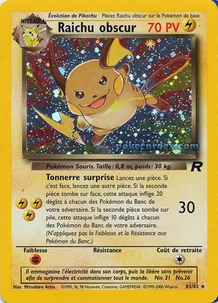 Raichu — Team Rocket