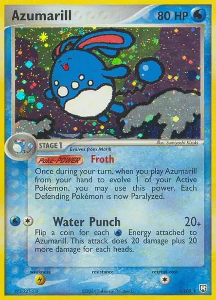 Azumarill — EX : Team Rocket Returns