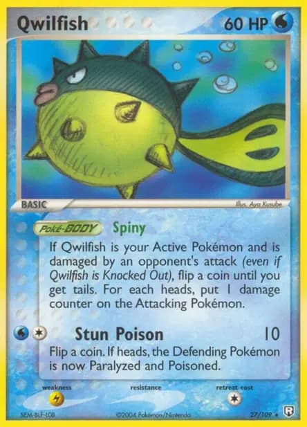 Qwilfish — EX : Team Rocket Returns